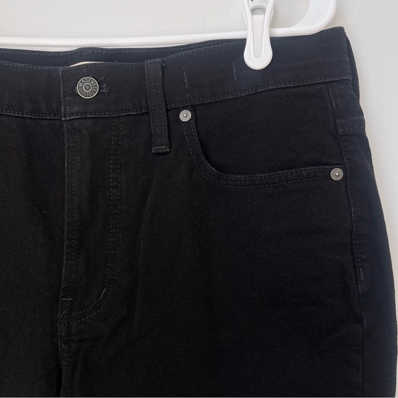 Madewell The Perfect Vintage Black Flare High Rise Denim Jean Size 30 Petite - Picture 4 of 15